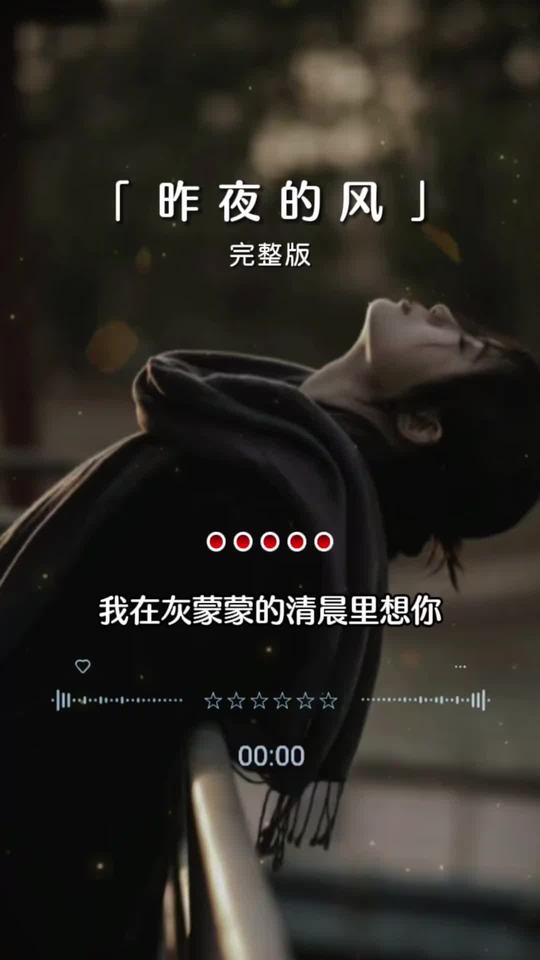 #抖音热歌 #音乐分享 #抖音热门歌曲🔥🔥 #热门音乐🔥 #昨夜的风